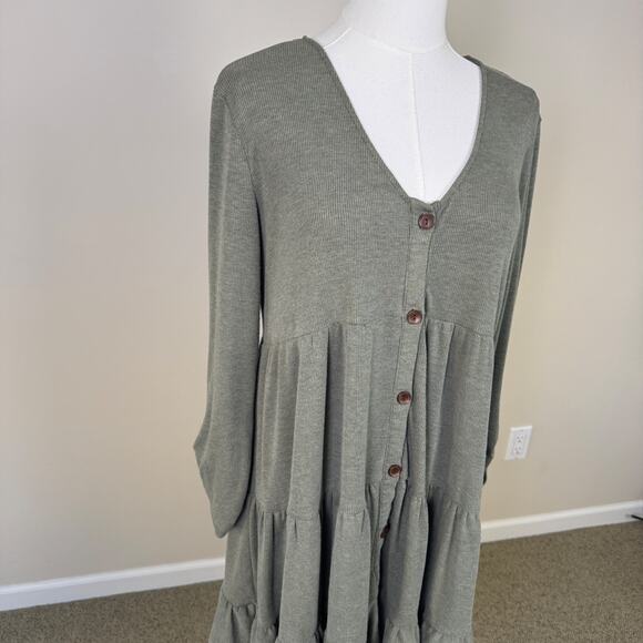 Altard State Tiered V Neck Mini Dress US Women's S - Picture 3 of 8